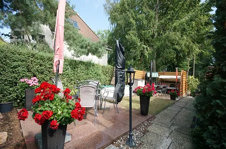 Außenbereich mit Grillecke