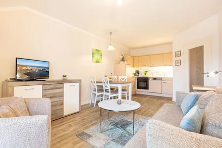 Wohn-, Ess- und Kochbereich