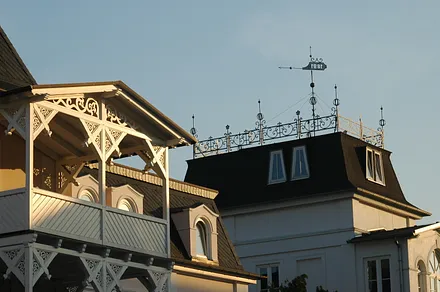 Bäderarchitektur im Ostseebad Binz.