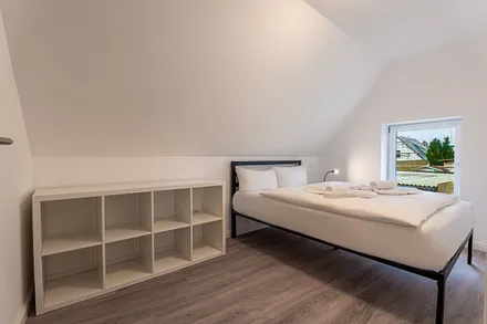 zweites Schlafzimmer mit Doppelbett