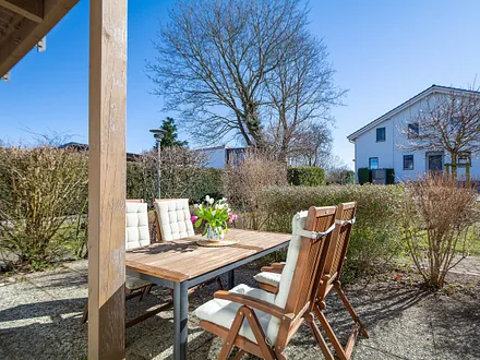 Die 2. Terrasse mit Ost-Ausrichtung