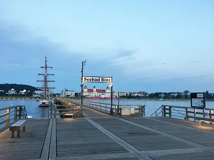 Die Seebrücke in Binz.