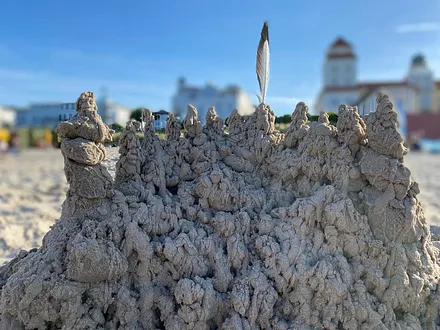 Grüße vom binzer Strand.