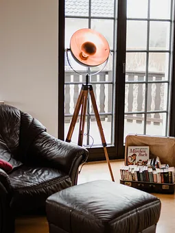 Leseplatz im Wohnzimmer