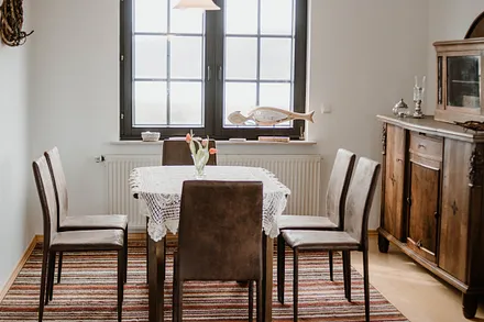 Essplatz im Wohnzimmer