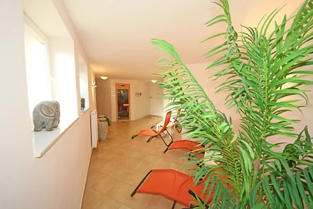 Ruhebereich für Entspannung nach der Sauna