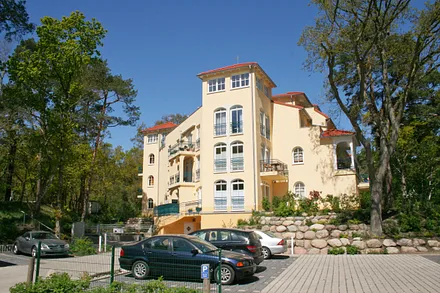 Blick zum Haus Grüne Düne