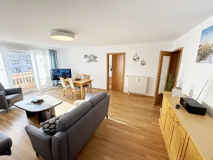 gemütlicher Wohnbereich mit Couch