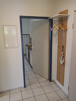 Blick ins Schlafzimmer