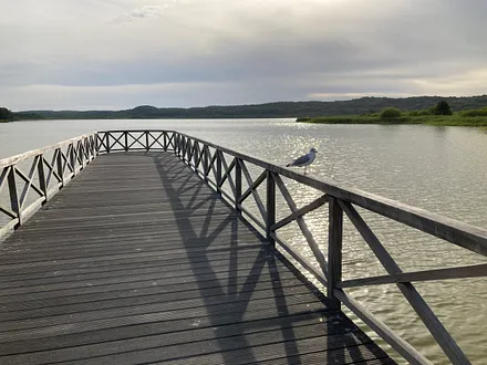 Am Schmachter See in Binz ...