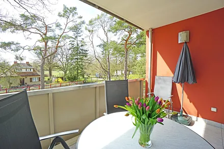 Balkon am Wohnzimmer