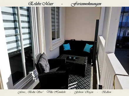 Balkon mit Lounge Möbel