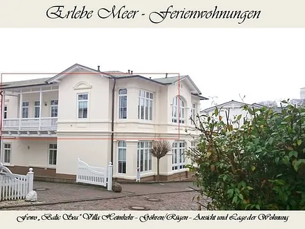 Villa Heimkehr. Lage der Wohnung im Haus