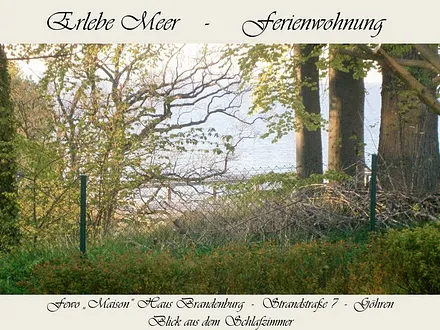 Blick aus dem Schlafzimmer