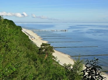 Blick von der Steilküse