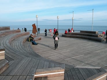 Aussichtsplattform der Koserower Seebrücke