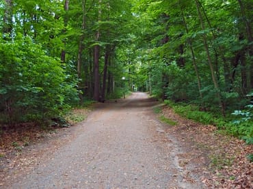 Rad- und Wanderweg entlang der Küste