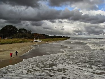 Sturmflut an der Ostsee