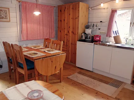 Küchenzeile im Wohnzimmer