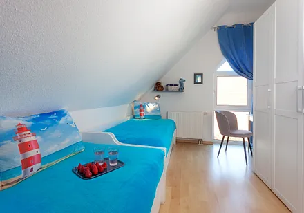 Schlafraum mit Kojenbetten