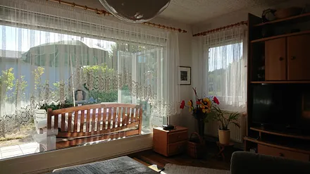 Panoramafenster im Wohnzimmer