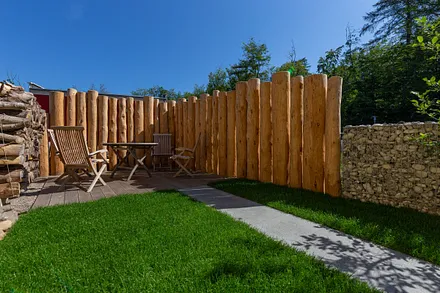 Terrasse mit Bestuhlung