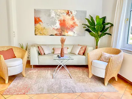 Der großzügige Wohnbereich