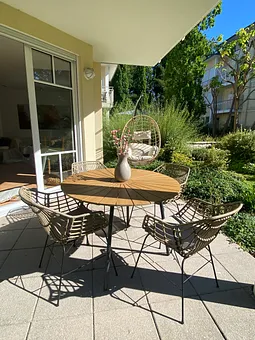 Die sonnige Süd-Terrasse