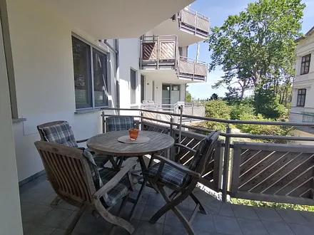 Balkon mit Meerblick