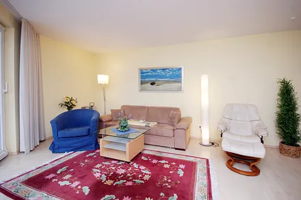 Wohnzimmer mit Schlafcouch