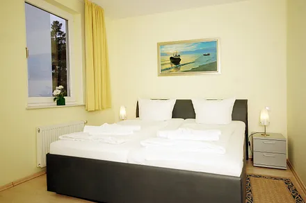 Schlafzimmer mit Dopplebett