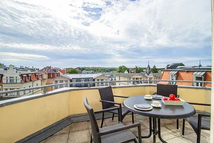 Balkon mit traumhaften Blick