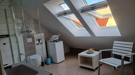 Tageslichtbad mit Waschmaschine