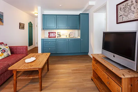 Küchenzeile im Wohn-Esszimmer