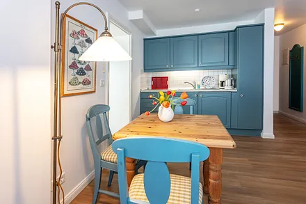 Küchenzeile im Wohn-Esszimmer