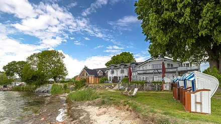 Haus Seeblick Blick vom Bodden