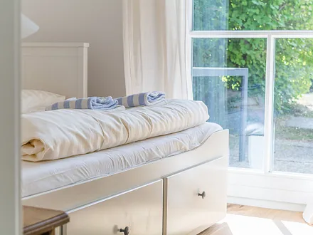 Der Zugang zur Terrasse