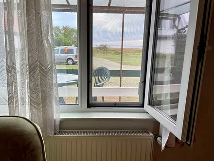 Blick aus dem Wohnzimmer