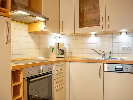 Die offene Küchenzeile