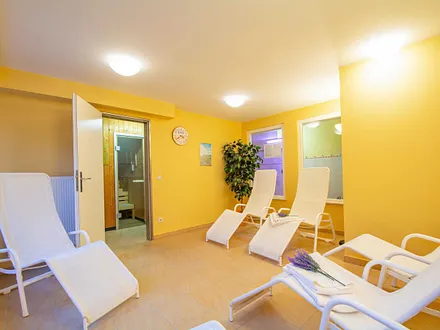 Der Ruheraum im Saunabereich