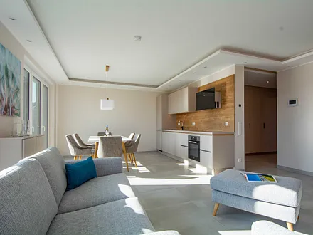 Der kombinierte Wohn- und Essbereich