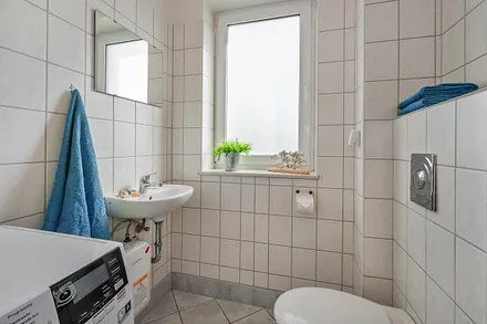 Gäste WC mit Waschmaschine