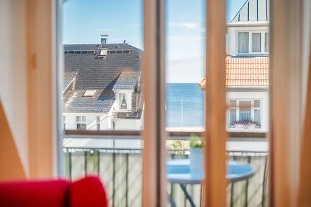 Balkon mit Ostseeblick