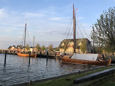 Althäger Hafen mit Zeesen 
