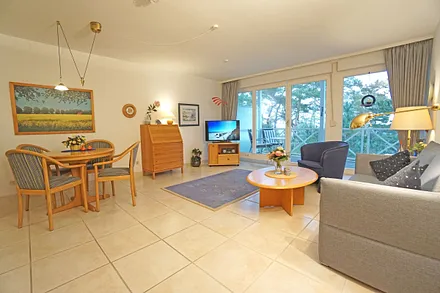 Wohnzimmer mit Schlafcouch