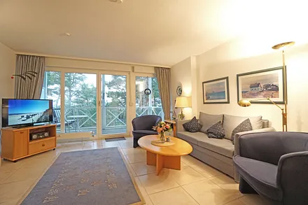 Wohnzimmer mit Schlafcouch