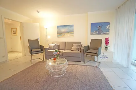 Wohnzimmer mit Schlafcouch