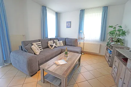 Wohnzimmer mit Schlafcouch