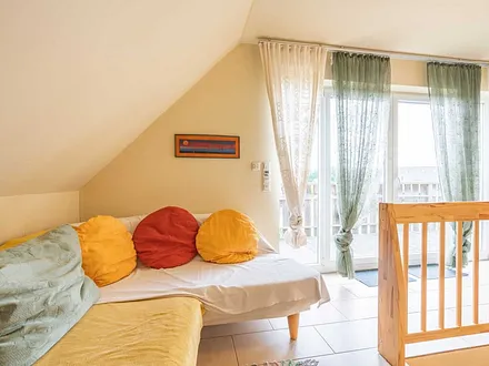 Leseecke mit 2 x Schlafcouch