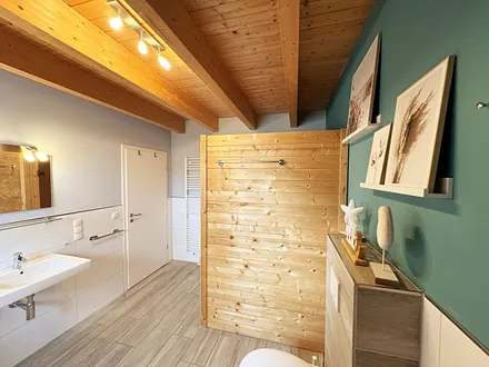 Ferienhaus Ilsebill - großzügiges Bad